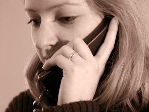 Woman Talking on the Phone