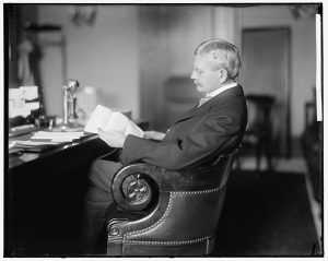 Thomas Marshall at desk